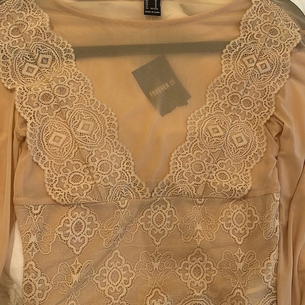 Nude nastygal body suit